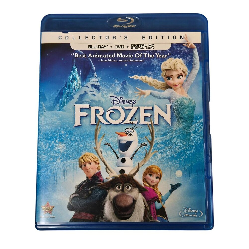Frozen (Blu-ray, 2013) DVD Disney Movie Collectors Edition